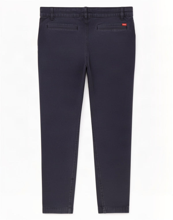 Pantaloni chino slim affusolati da uomo Levi's W38 L29 in cotone blu navy
