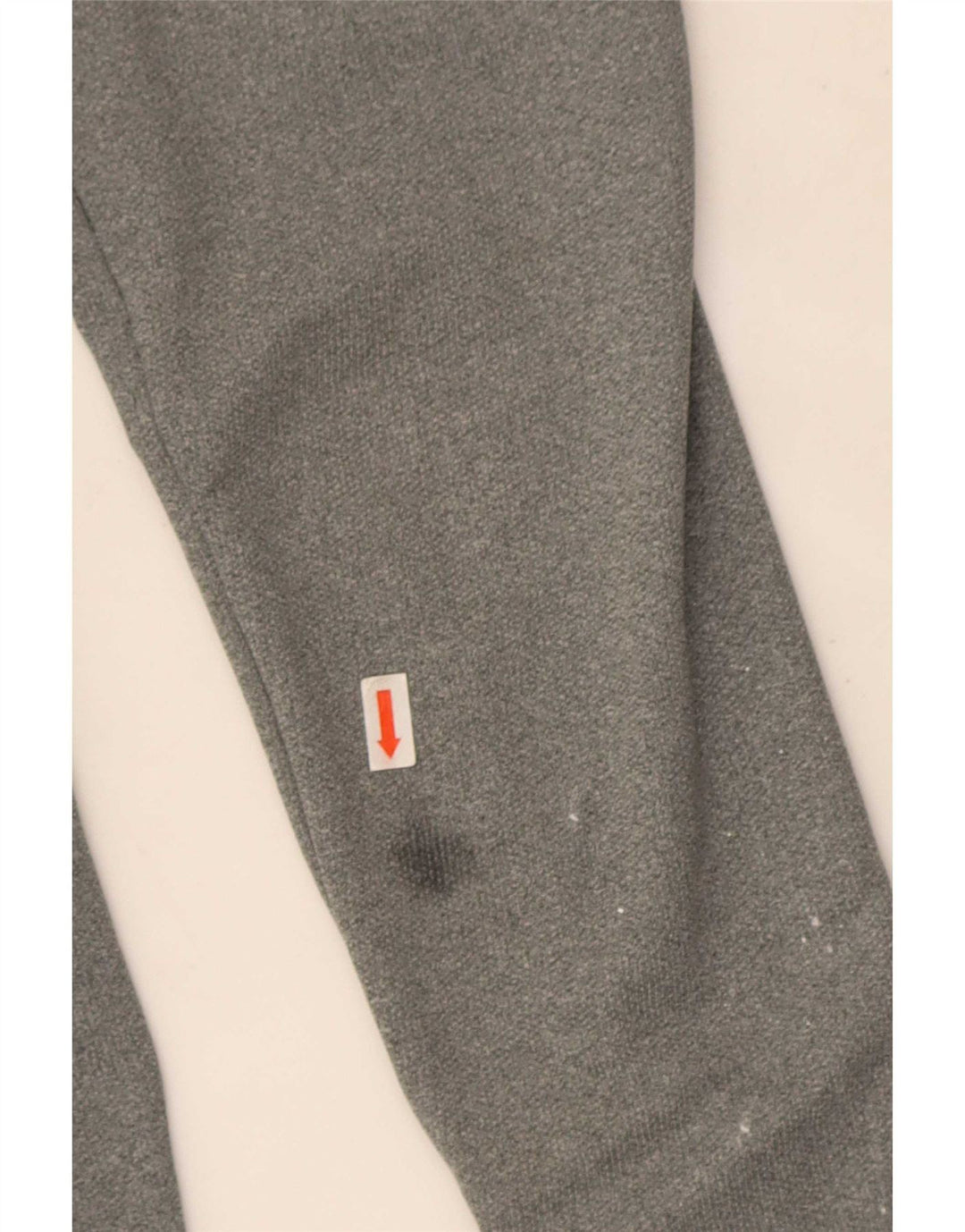 Top della tuta da ginnastica Nike Dri Fit con collo e zip da uomo, piccolo, in poliestere grigio