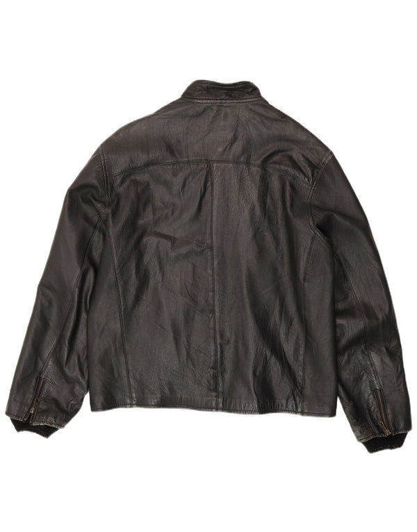 Giacca Pelle Uomo Conbipel IT 52 Large Pelle Nera