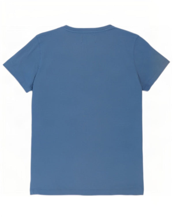 Maglietta grafica da uomo Calvin Klein Jeans Top in cotone blu medio