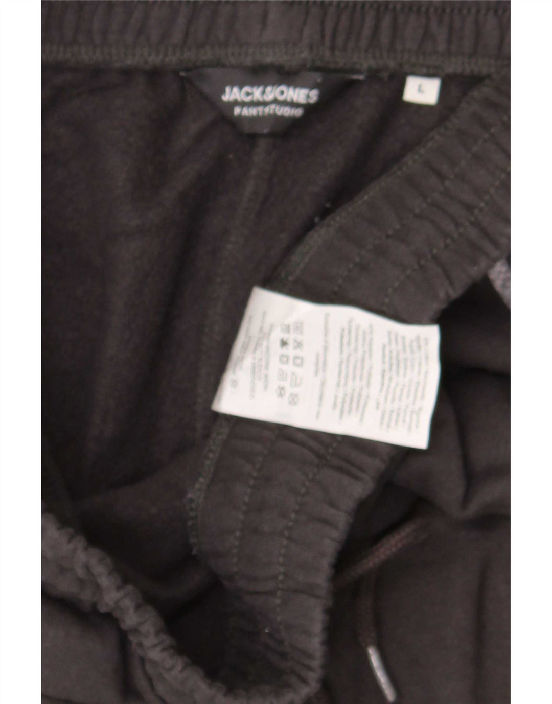 Pantaloncini sportivi da uomo Jack & Jones grandi in cotone nero