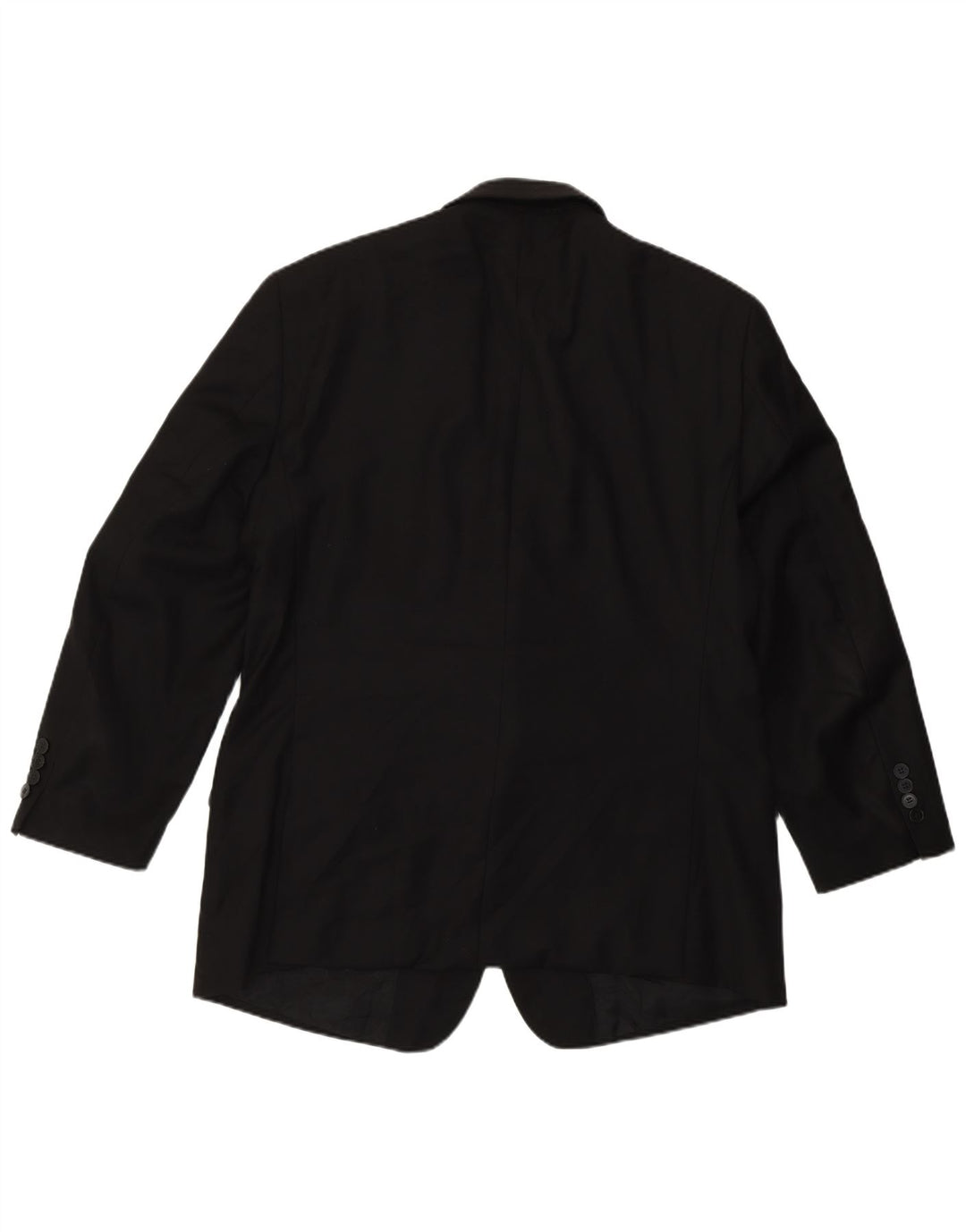 Giacca blazer slim fit da uomo a 2 bottoni Calvin Klein UK 44 2XL lana nera