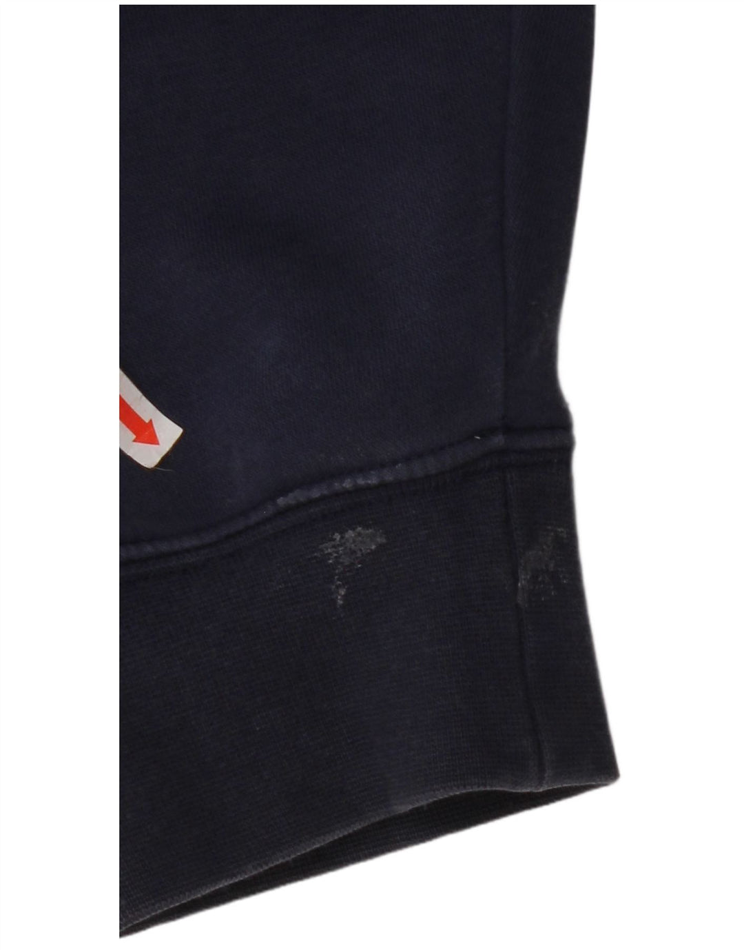 NIKE Mens Hoodie Jumper XL Navy Blue Cotton