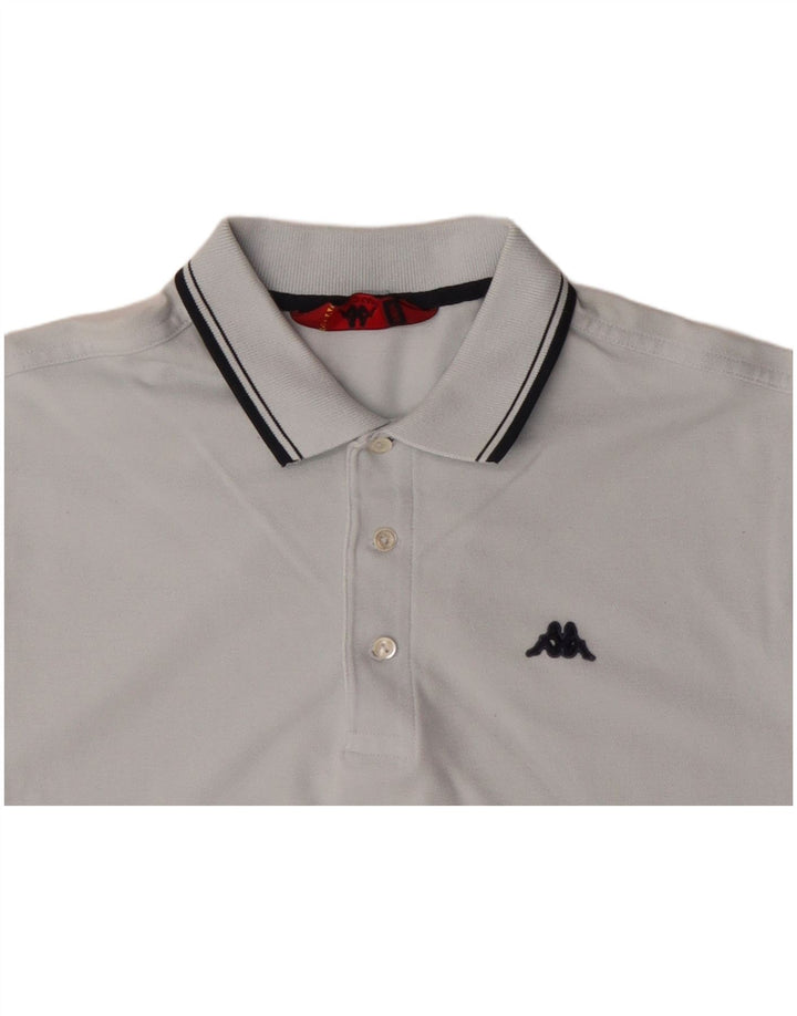 Polo Uomo KAPPA Blu Medio Cotone