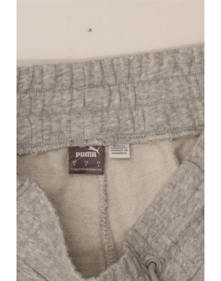 PUMA Womens Sport Shorts UK 10 Small  Grey Cotton Vintage Puma and Second-Hand Puma from Messina Hembry 