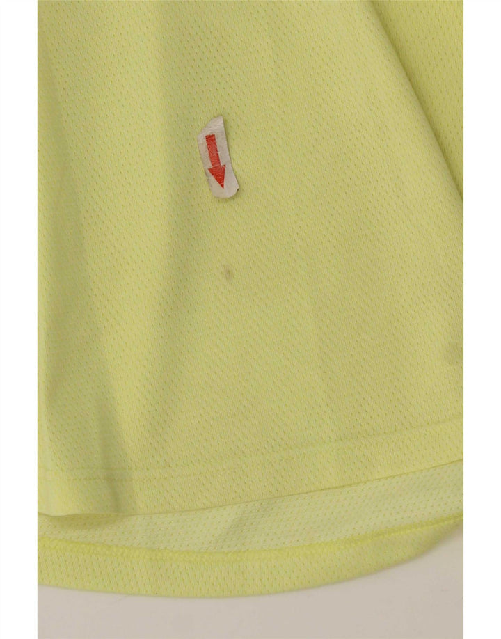 Canotta da donna Adidas UK 14 grande poliestere giallo