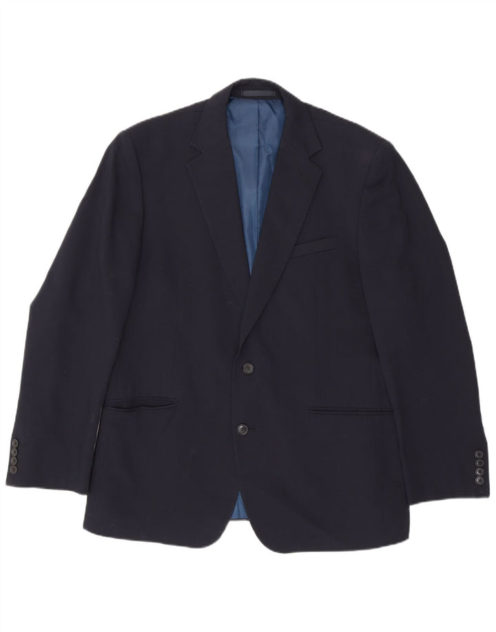 Giacca blazer a 2 bottoni da uomo Marks & Spencer UK 42 grande blu navy