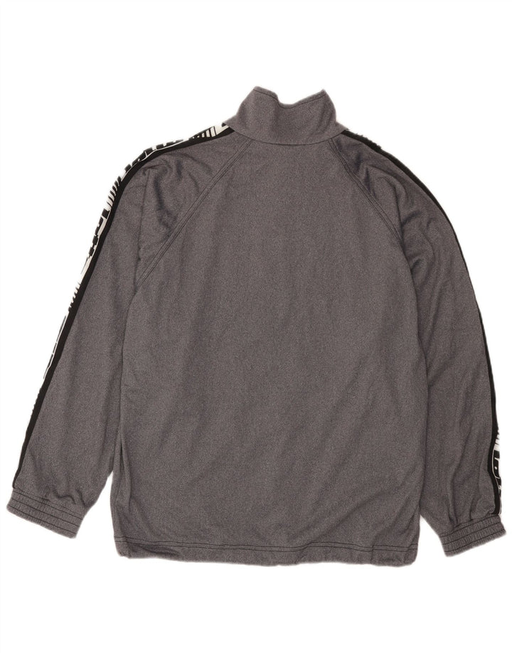 Giacca da ginnastica grafica da uomo Lotto UK 38/40 Colorblock grigio medio