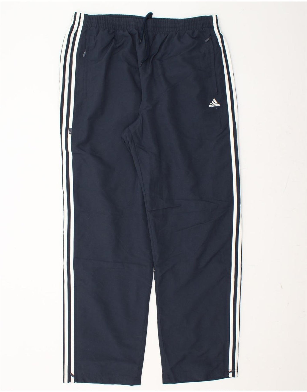 Pantaloni da tuta ADIDAS Climalite da uomo XL poliestere blu navy