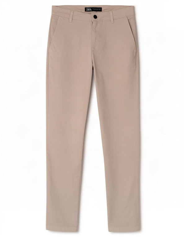 Pantaloni chino skinny da uomo Zara EU 38 Small W30 L30 Cotone grigio