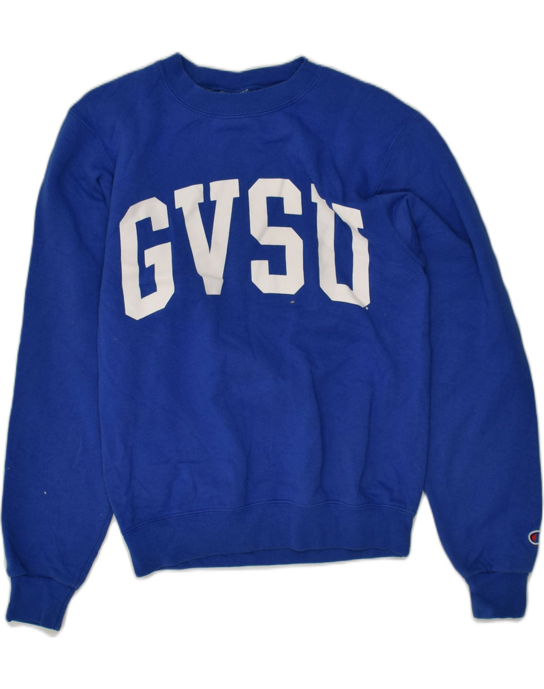CHAMPION Boys Graphic Sweatshirt Jumper 13-14 Years XS Blue | Vintage Champion | Thrift | Second-Hand Champion | Used Clothing | Messina Hembry 