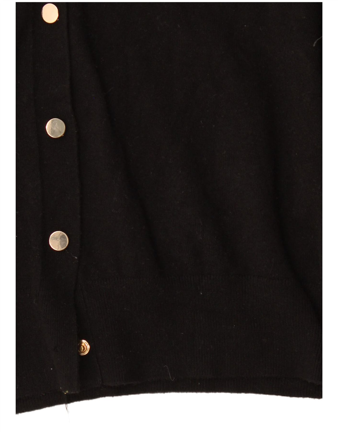 Maglione cardigan da donna Zara UK 10 piccolo in viscosa nera