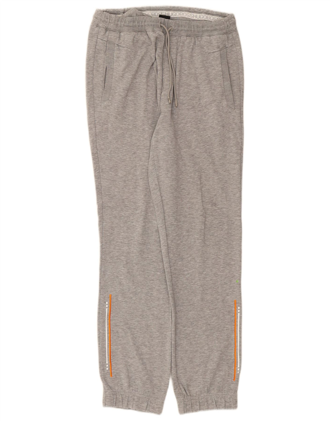 Pantaloni da tuta da uomo HUGO BOSS Joggers grandi in cotone screziato grigio