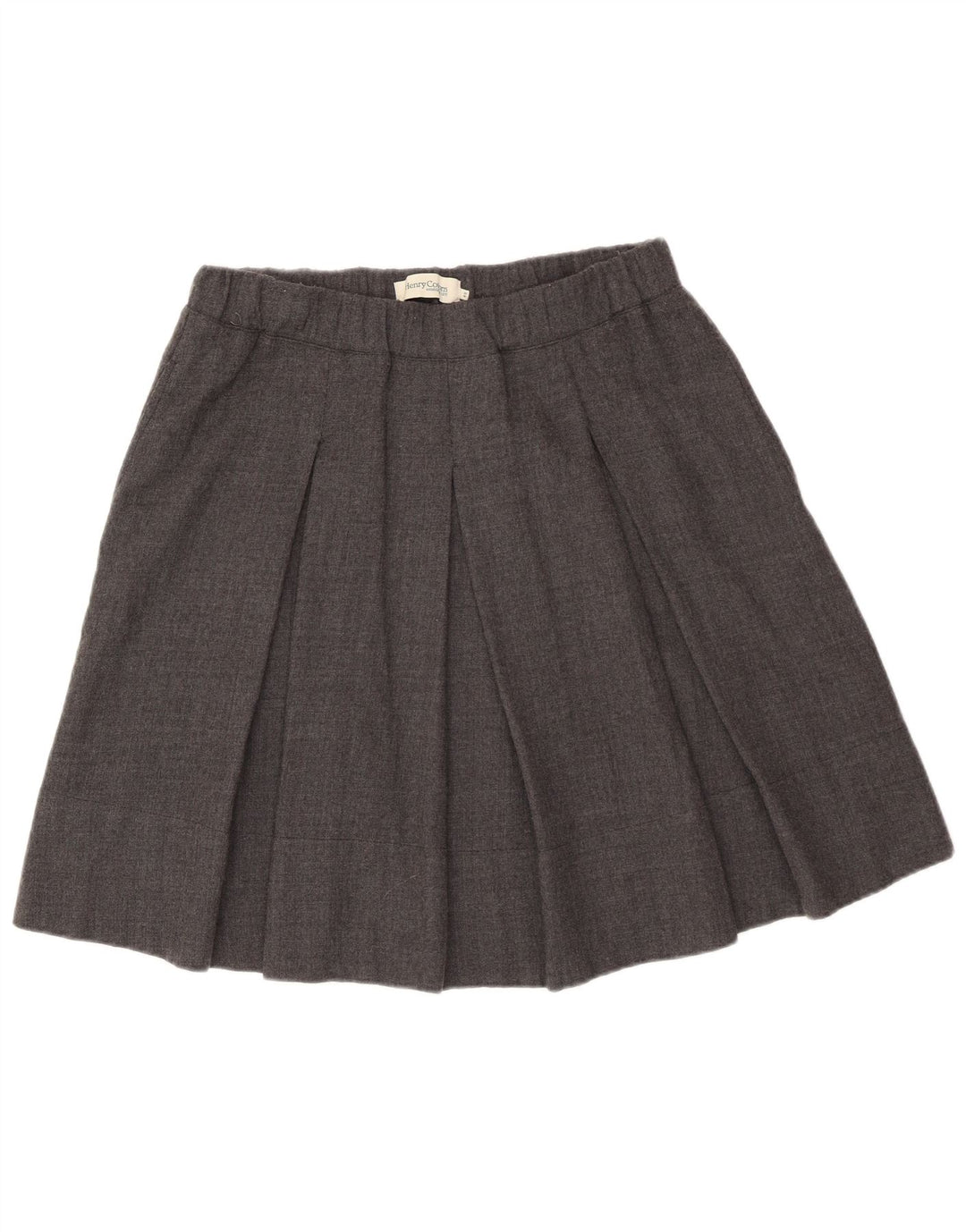 Gonna a pieghe da donna Henry Cottons IT 42 media W30 grigio screziato