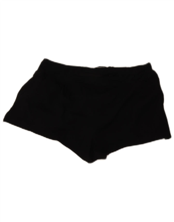 Pantaloncini sportivi NIKE Dri Fit da donna UK 14 medio nero poliestere