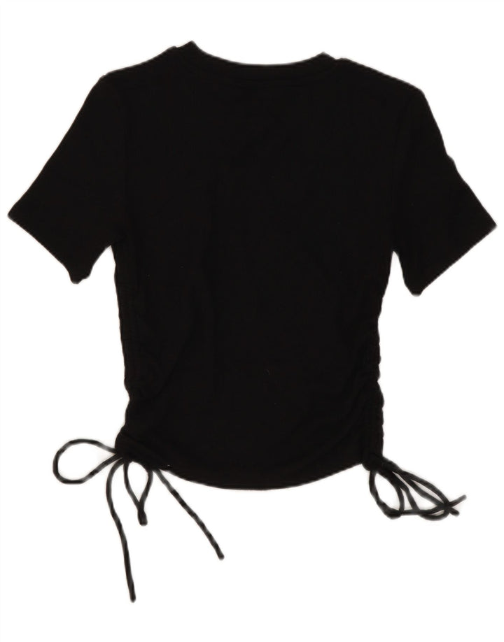 Top corto in camicetta corta da donna Zara UK 8 piccolo nero