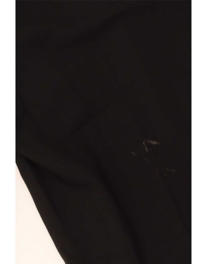 Pantaloni da abito dritti da uomo Marks & Spencer W38 L31 poliestere nero