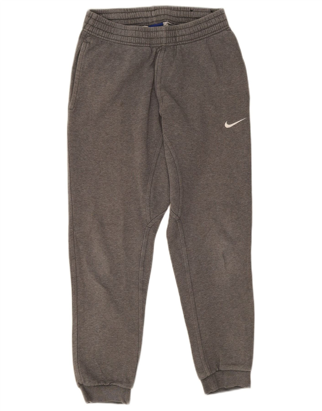 NIKE Mens Tracksuit Trousers Joggers Small  Grey Cotton