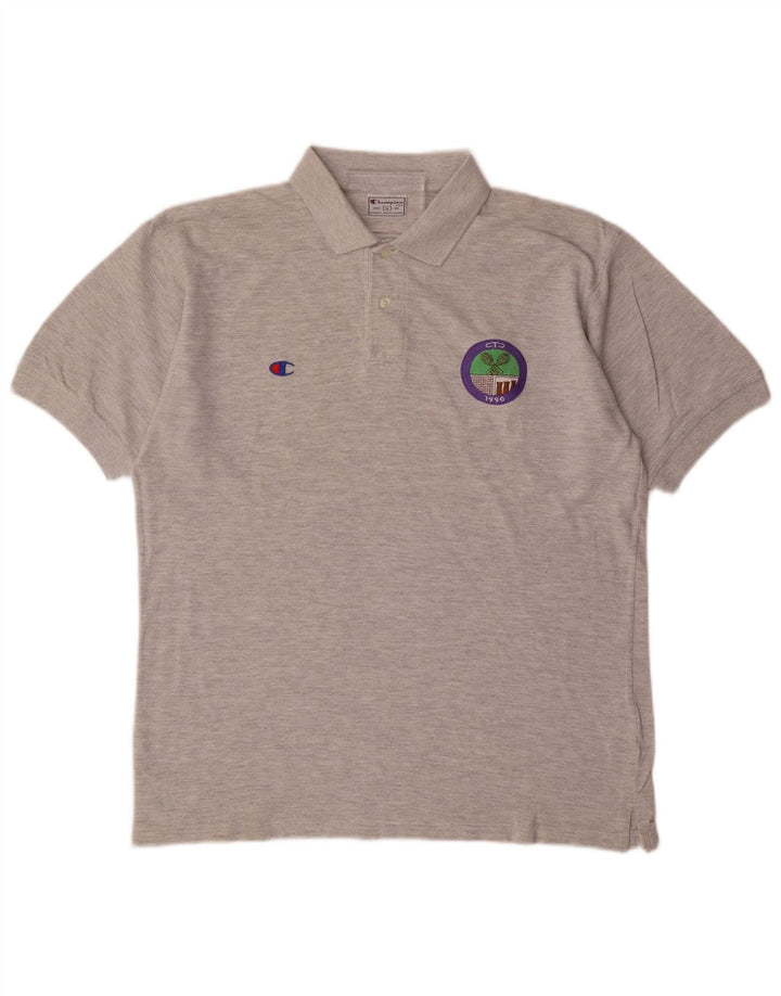 Polo da uomo CHAMPION grigio medio