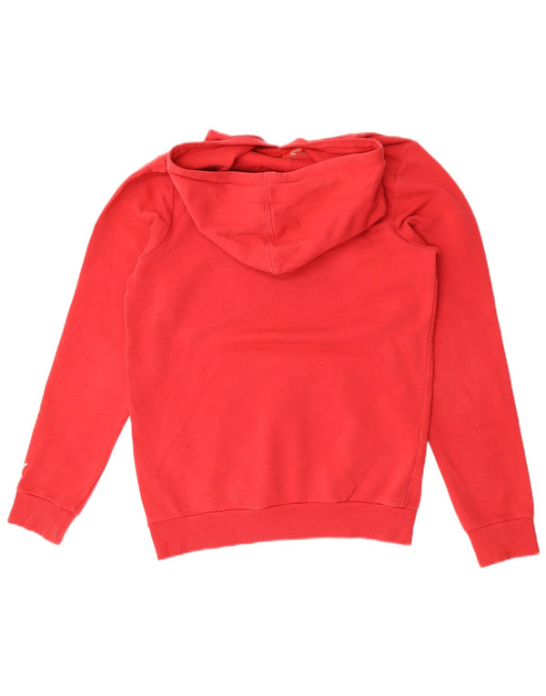 Felpa con cappuccio grafica per ragazze Puma 13-14 anni Rossa