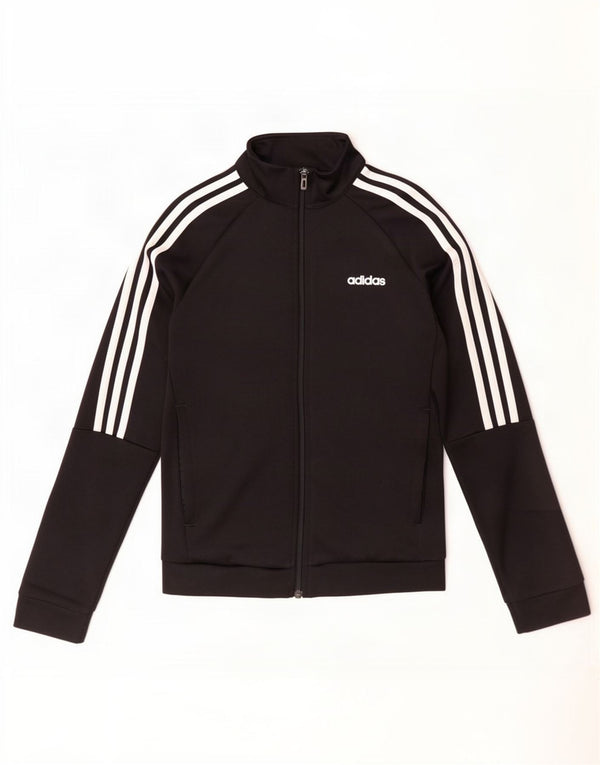 Giacca da tuta da donna Adidas Climalite UK 4/6 XS poliestere nero