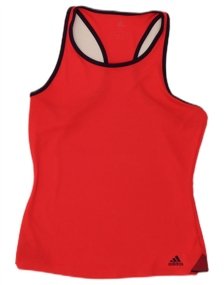 Canotta Adidas da donna UK 12/14 media rossa