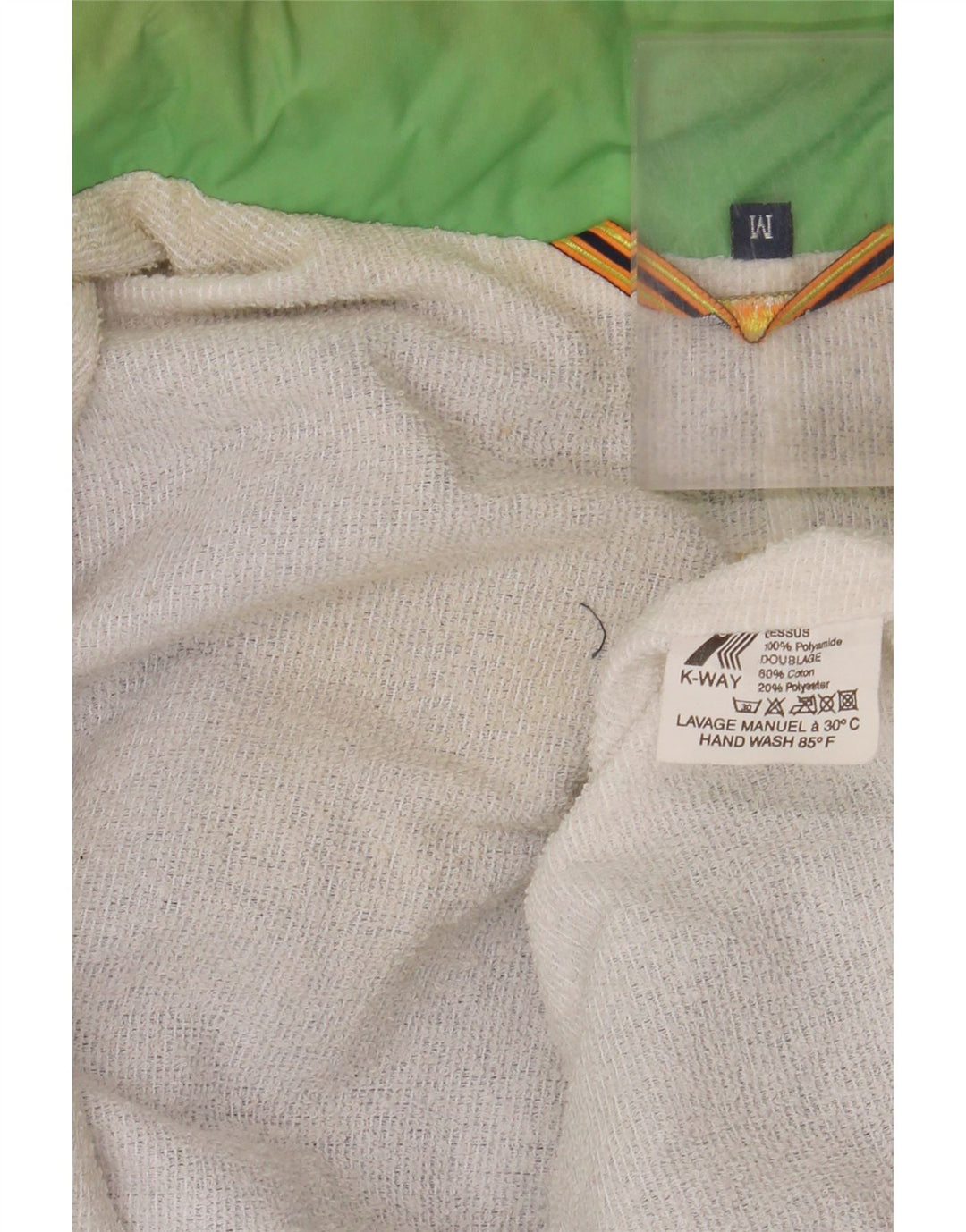 Giacca a vento da uomo K-WAY UK 38 Poliammide color block viola medio