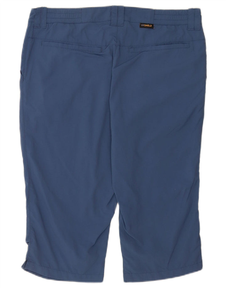 Pantaloncini chino da donna Jack Wolfskin UK 12 Medium W32 Blu Poliammide