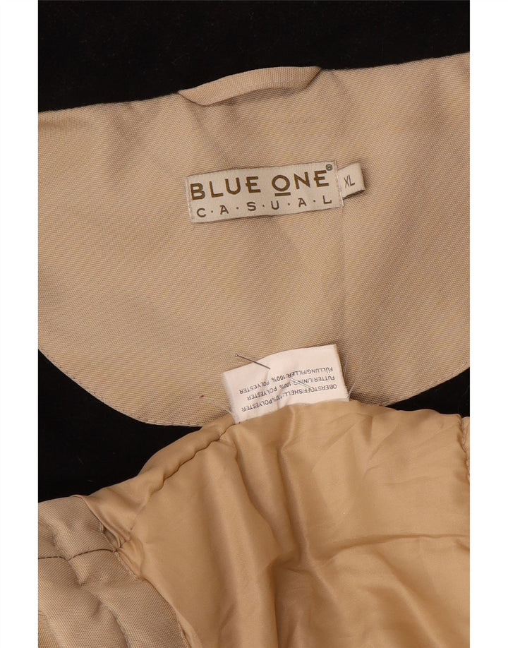 Gilet pratico da uomo vintage UK 42 XL Poliestere beige