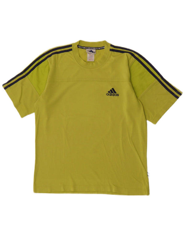 Maglietta grafica da uomo Adidas Top UK 38/40 Verde medio