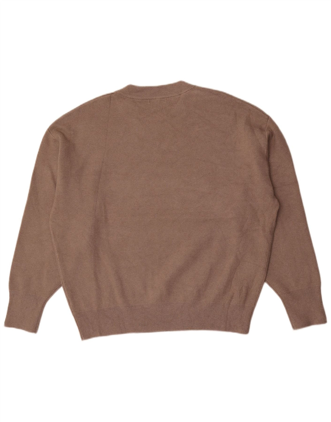 Maglione maglione girocollo grafico da uomo Massimo Dutti grande grigio