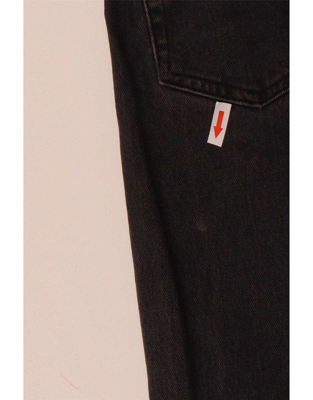 Jeans corti invecchiati da donna Topshop W25 L24 poliestere grigio