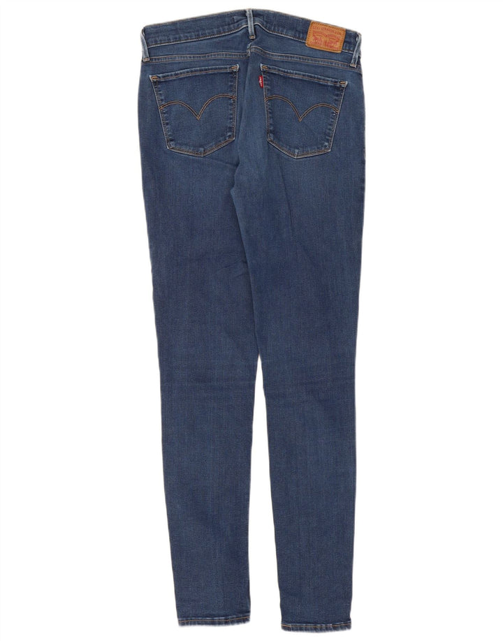 LEVI'S Womens 710 Super Skinny Jeans W30 L30 Blue Cotton