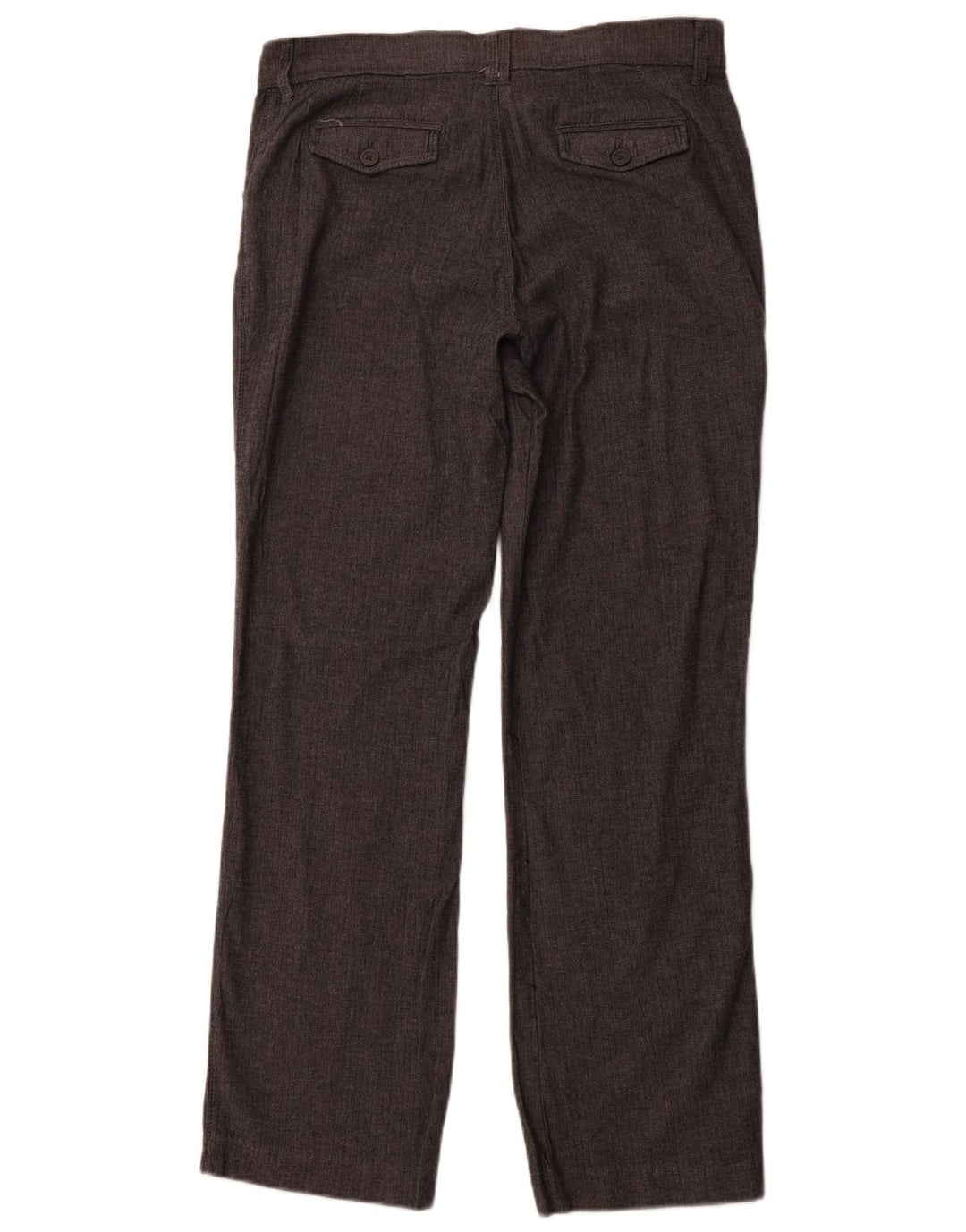 Pantaloni casual dritti da donna LEE US 12 Large W32 L31 Grigio a spina di pesce