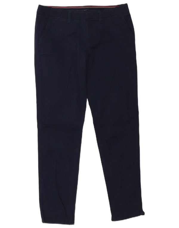 Pantaloni chino Hampton da donna Tommy Hilfiger US 4 Small W30 L29 Blu Navy