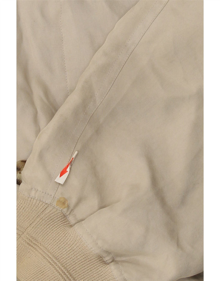 Giubbotto bomber da uomo Ivy Oxford IT 50 Large Beige Seta