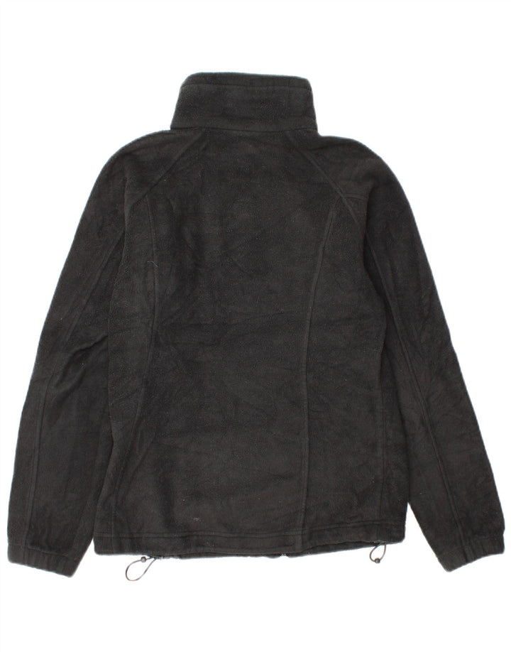 Giacca in pile da donna COLUMBIA UK 10 piccola poliestere nera