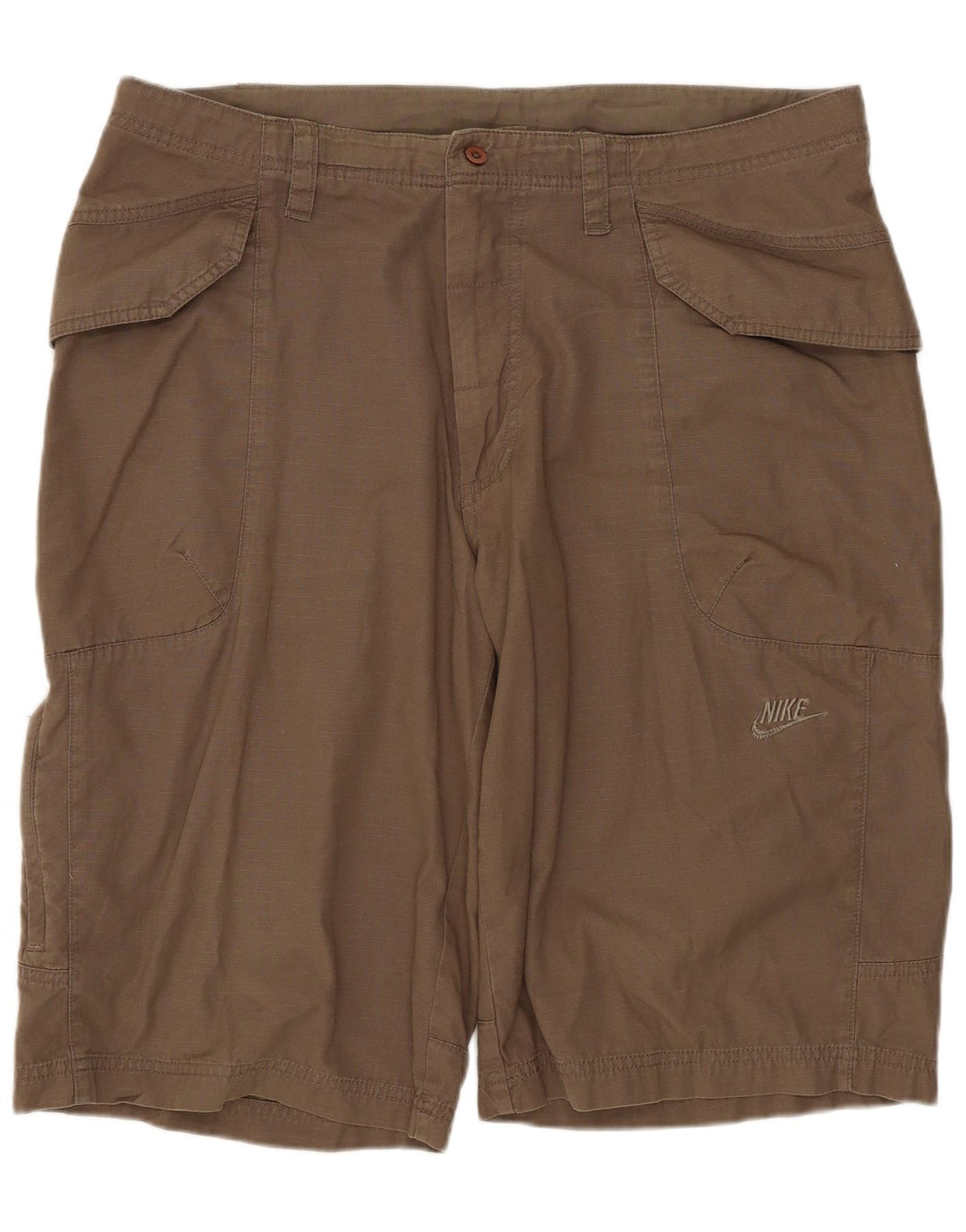 Pantaloncini cargo da uomo NIKE W38 XL in cotone marrone