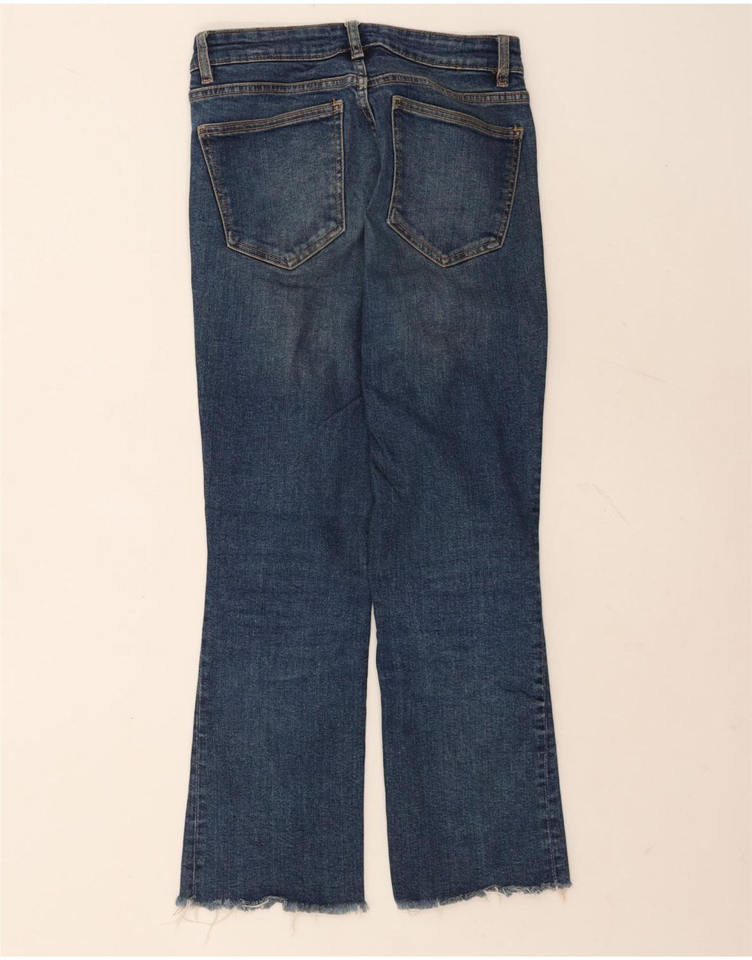 Jeans Bootcut da donna Zara EU 38 Small W28 L26 Blu