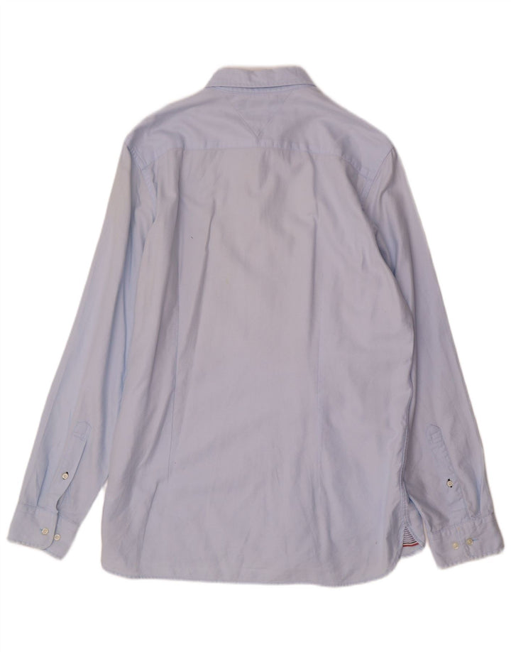 TOMMY HILFIGER Camicia slim fit da uomo XL Blu