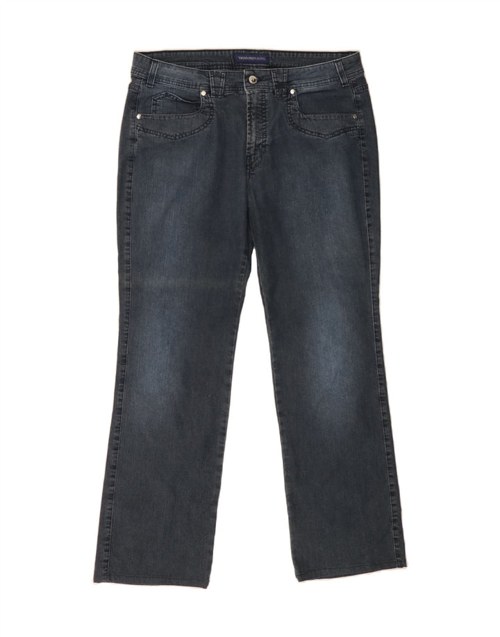 TRUSSARDI Womens Straight Jeans W34 L30 Blue Cotton Vintage Trussardi and Second-Hand Trussardi from Messina Hembry 