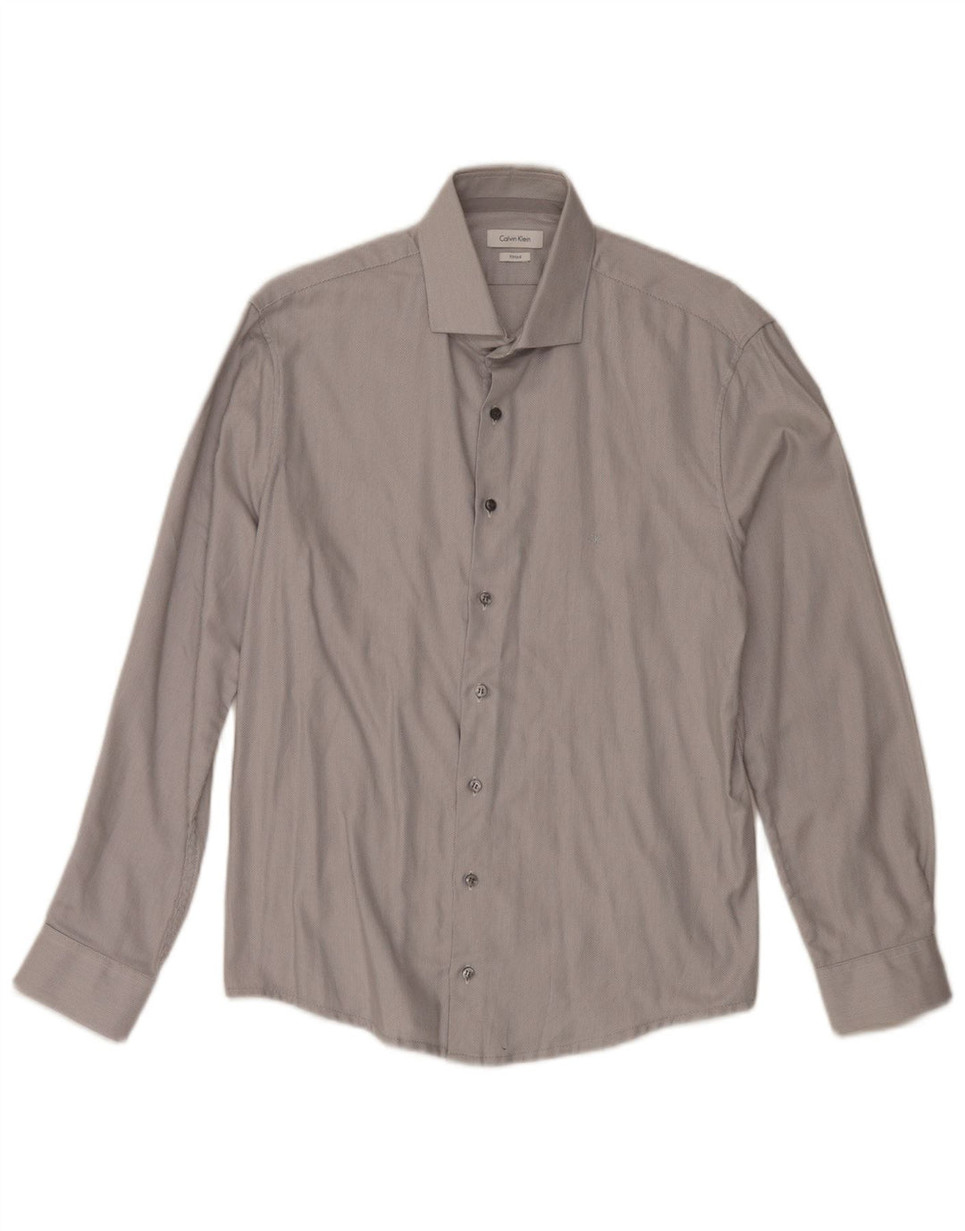 Camicia da uomo Calvin Klein piccola grigia