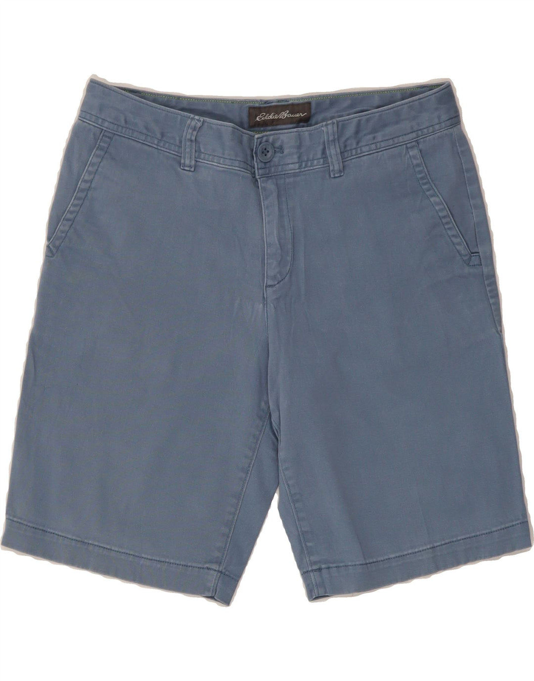 EDDIE BAUER Womens Chino Shorts US 6 Medium W30  Blue Cotton Vintage Eddie Bauer and Second-Hand Eddie Bauer from Messina Hembry 