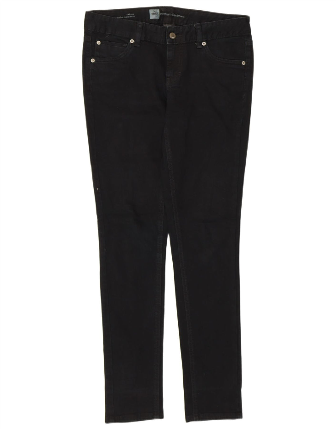 Jeans skinny elasticizzati da donna Mossimo US 4 Small W30 L30 cotone nero