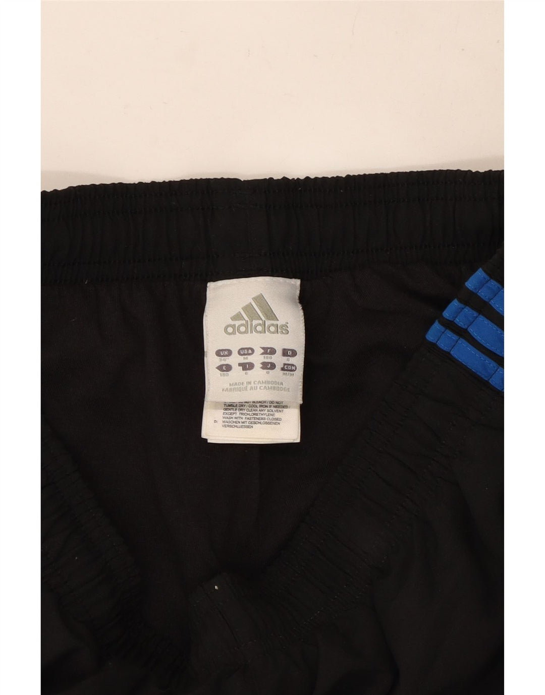Pantaloni da tuta da uomo Adidas Joggers medio poliestere nero