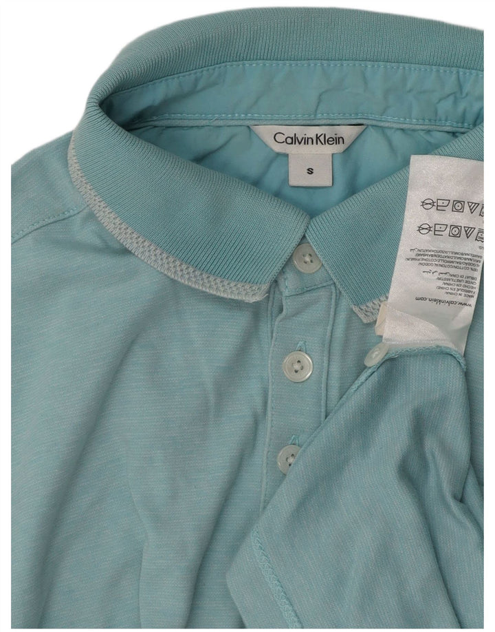 CALVIN KLEIN Polo Uomo Small Blu Cotone