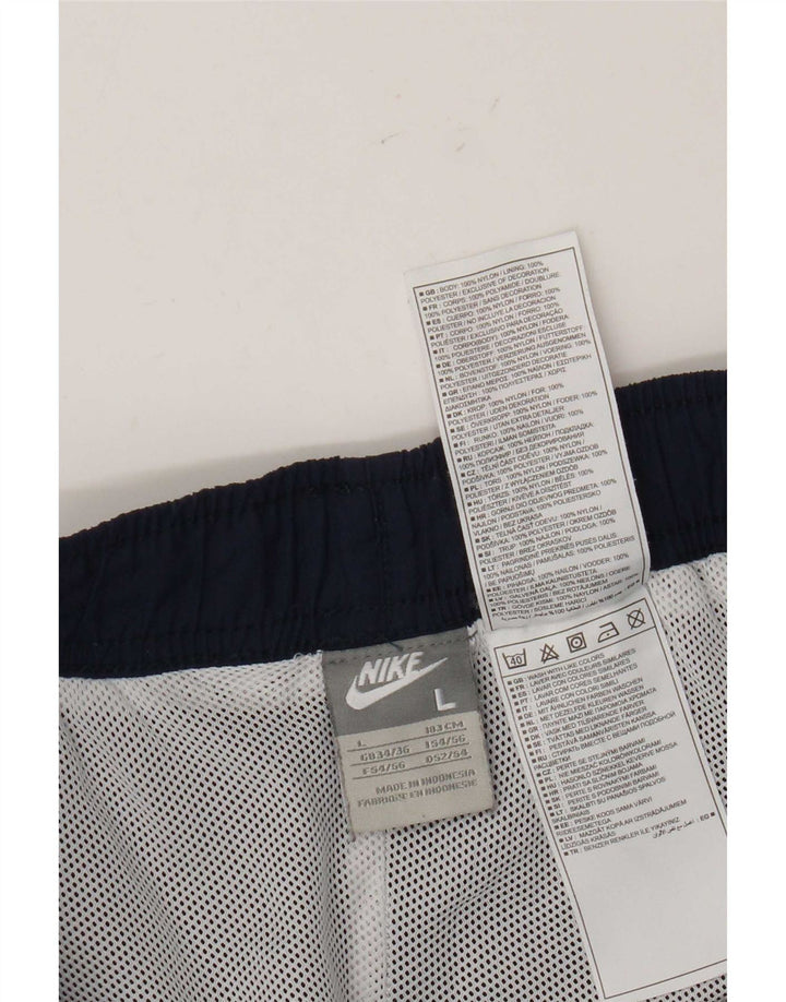 Pantaloncini sportivi da uomo Nike Large in nylon blu navy