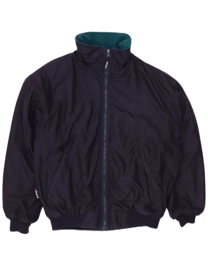 MUSTO Bomber da uomo Polartec UK 40 Large Blu Navy Poliestere