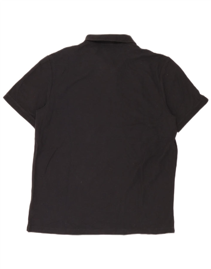 Polo da uomo Calvin Klein in cotone nero medio