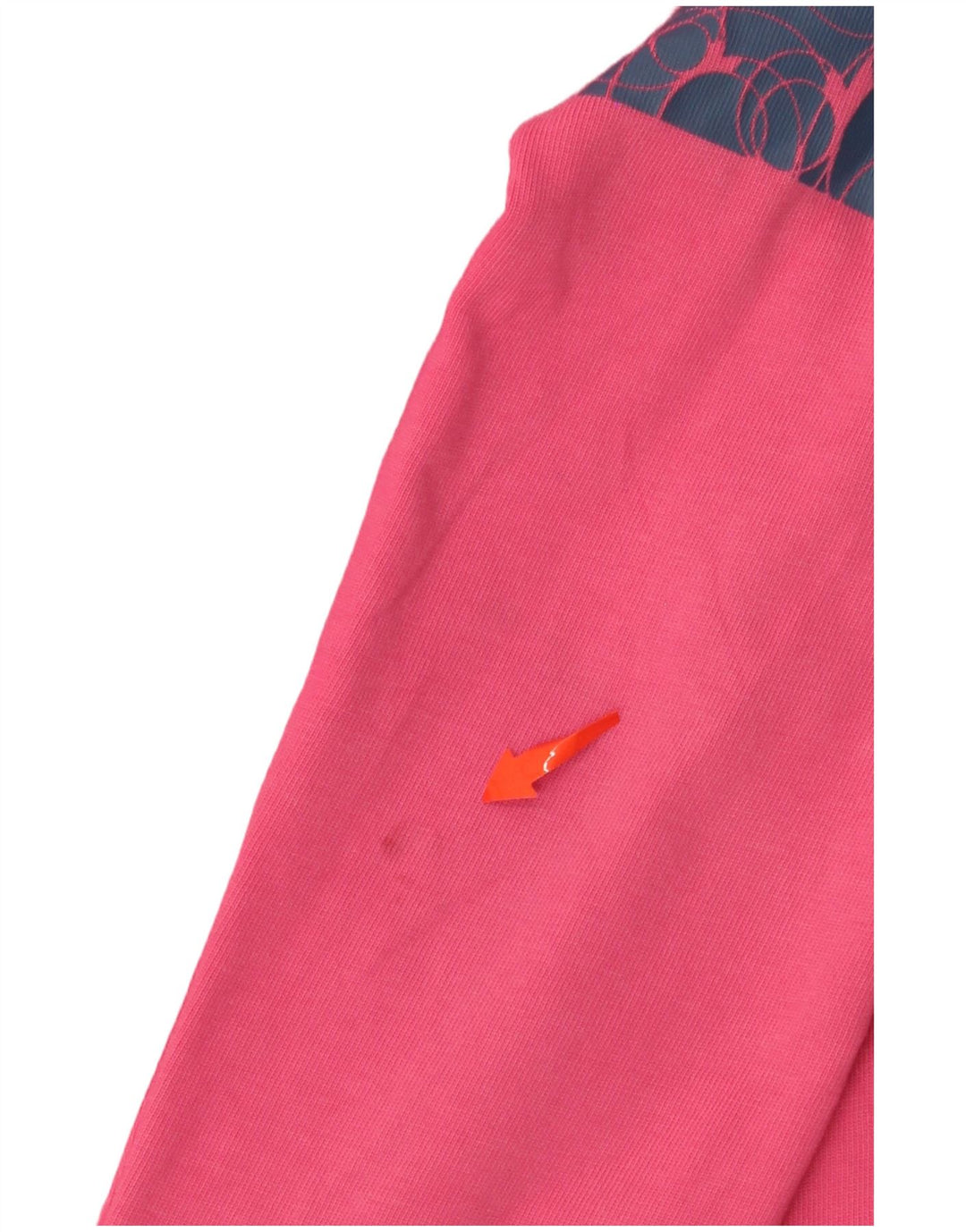 DIADORA Giacca da tuta grafica da donna UK 10 Small Pink Colourblock